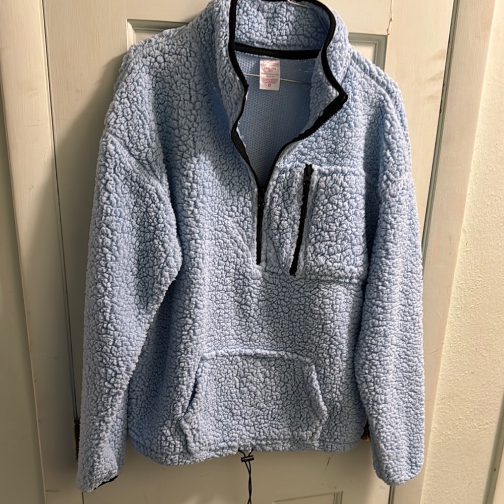 Men's Blue Sherpa Sweater